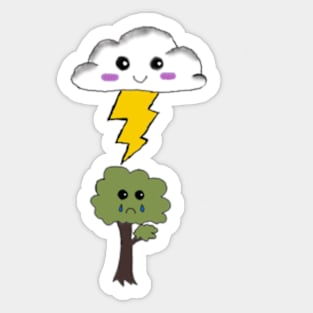 Lightning Sticker